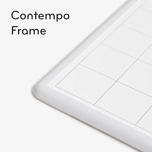 U Brands Magnetic Monthly Calendar Whiteboard, 14" x 11", Dry Erase Monthly Planner Board, Magnetic Calendar for Home, Office, Kitchen, Classroom, Includes Marker & Magnet thumbnail 3