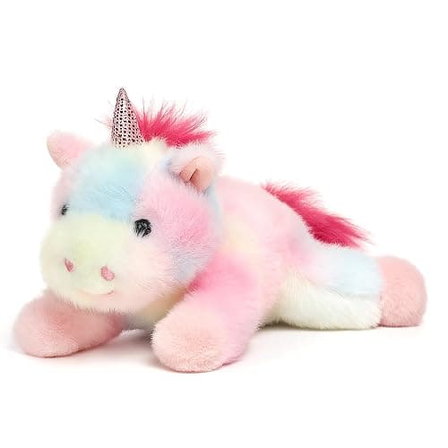 Mushymallow Adorable Rainbow Unicorn Stuffed Animal Soft Unicorn Plush Toy Cute Birthday Gifts for Boys Girls Kids Toddlers - Image 1