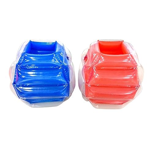 BANZAI LYSB01B1X3USS-TOYS Bump n Bounce Body Bumpers, Garden Toy, 2 Bumpers Included,Red, Blue,25"L x 25"W x 23"H thumbnail 3
