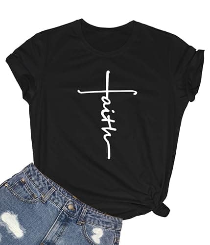 BLACKMYTH Women's Graphic Funny T Shirt Cute Tops Teen Girl Tees - Image 1
