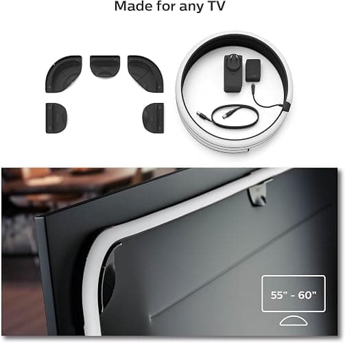 Philips Hue Gradient Lightstrip for 55 Inch TVs, Sync with Media and Gaming, LED Entertainment Smart Lighting with Voice Control, Gaming Light Compatible with Alexa, Google Assistant thumbnail 2