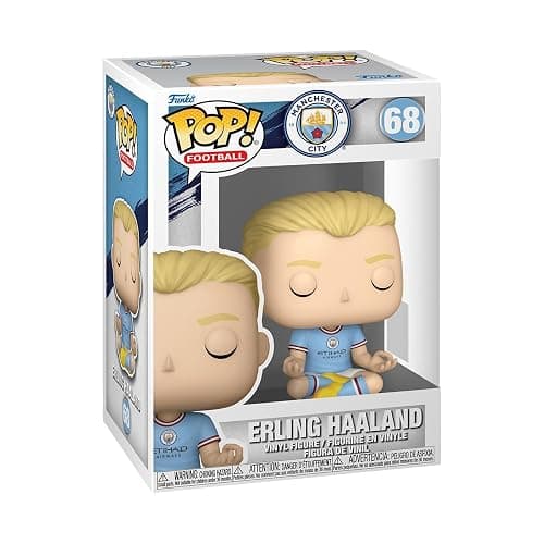 Funko Pop! Football: Manchester City - Erling Haaland - Manchester City FC 2025 - Collectable Vinyl Figure - Gift Idea - Official Merchandise - Toys for Kids & Adults - Sports Fans - Image 1