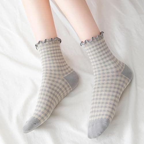 OTAODKA Athletics Socks for Women and Girls Cute Ankle Cotton Sock thumbnail 5