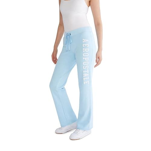 AEROPOSTALE Womens Aero Logo Fit and Flare Sweatpants thumbnail 4