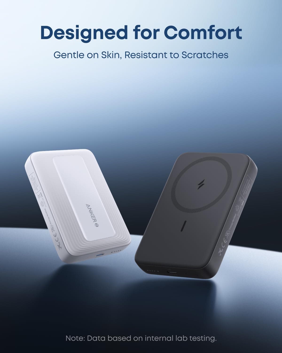 Anker Zolo Magnetic Power Bank, Compact 10,000mAh Wireless Portable Charger with 30W Max Fast Charging, Skin-Friendly and Durable Battery Pack, for iPhone 17/16/15/14 Series, AirPods, and More (White) thumbnail 4