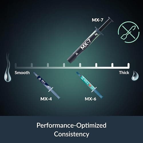 ARCTIC MX-7 (4 g, incl. MX-Cleaner) - Ultimate Performance Thermal Paste | For CPU, consoles, processors, graphics cards, laptops, high conductivity, long life, non-conductive&capacitive thumbnail 3