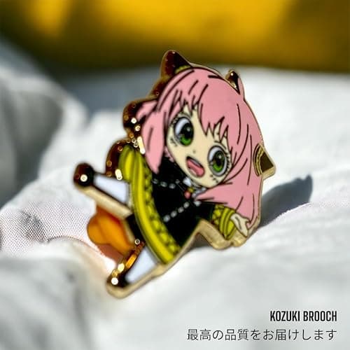 Anya Forger Enamel Spy x Family Pin - Loid Forger Merch Figure Pin for Backpack thumbnail 5