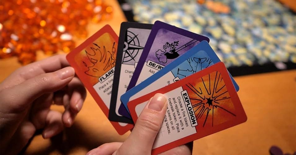 Runaway Parade Games Fire Tower Board Game Deluxe Edition- Fight Fire with Fire in This Fast-paced, Competitive Strategy Game | Easy to Learn | 10+ | 15-30 min thumbnail 2