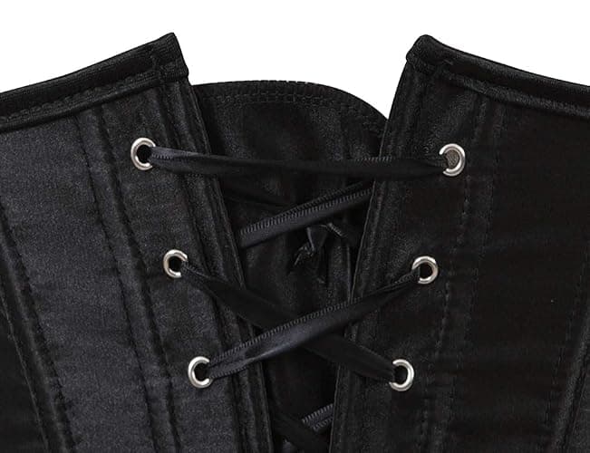 WLFFW Corsetto Donna Corpetto Sottoseno Eleganti Satin thumbnail 5