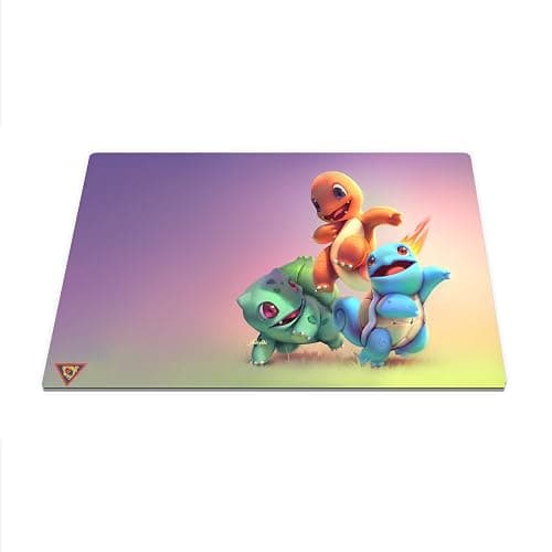 Kanto Starters Custom Playmat/Giant Mouse Pad - Durable Rubber 14" x 24" for Trading Card Games thumbnail 2