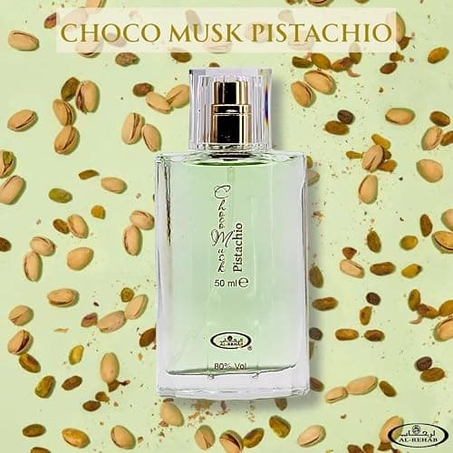 Al Rehab Choco Musk Pistachio Eau de Parfum Spray for Unisex, 1.65 Ounce / 50 ml thumbnail 2