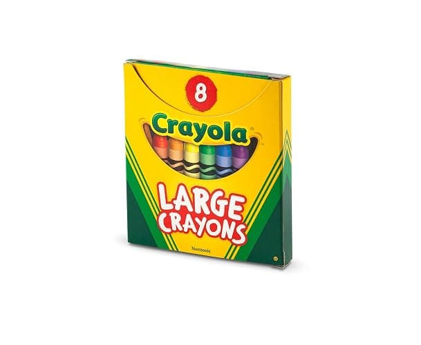 Crayola Large Crayons - Assorted (8 Count), Giant Crayons for Kids & Toddlers, Ages 2+ thumbnail 4