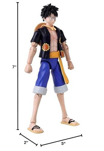 ANIME HEROES - One Piece - Monkey D. Luffy Dressrosa Verison Action Figure thumbnail 2