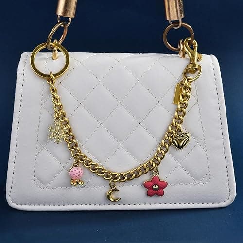 Sbredit Cute cherry Keychain,Cherry Bag Charm,Handbag Charms for Purses,Key Chains Accessories thumbnail 6
