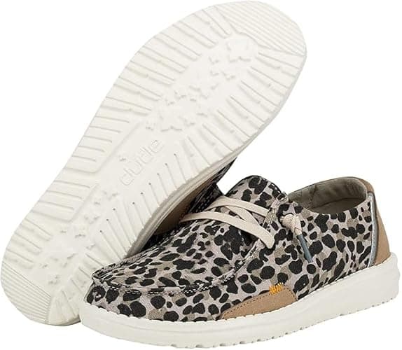 Hey Dude Women's Wendy Linen | Women’s Shoes | Women’s Lace Up Loafers | Comfortable & Light-Weight thumbnail 6