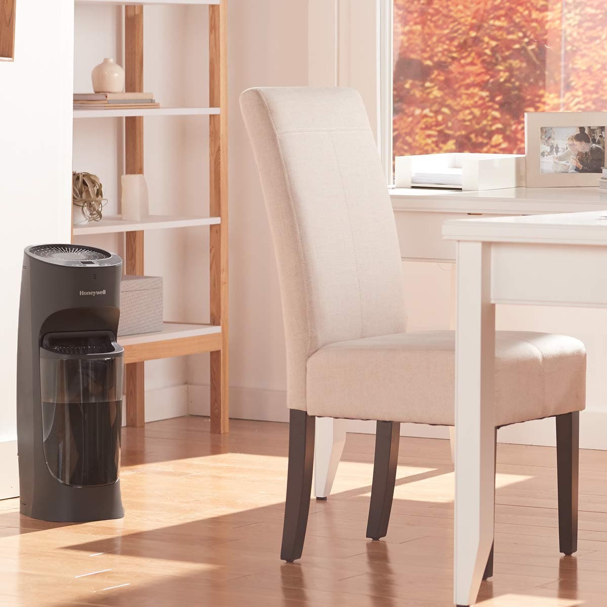 Honeywell Umidificador de torre de preenchimento superior, umidistador digital, preto - umidificador de névoa fresca para quarto, casa ou escritório com design de torre de economia de espaço thumbnail 13