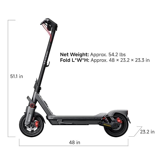 Segway Ninebot MAX Series Electric Scooter, Up to 22–28 MPH, Long Rang, Dual Suspension & Braking System, Fast Charging, Scooter for Adults, UL-2272 2271 Certified (G2/G3) thumbnail 11