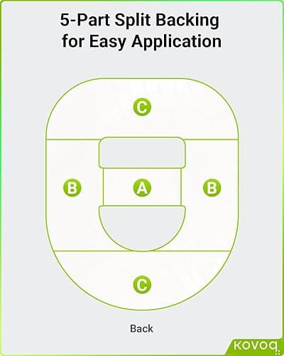Kovoq Omnipod 5 Overpatches, 16 Pack Waterproof Sweatproof Pod Pals Omnipod 5 Adhesive Overlay, Pre-Cut Adhesive Patch with Strap for Sensitive Skin, Breathable Reusable Tin (Flower) thumbnail 5