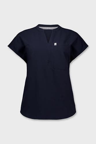 Fabletics Women's Evolve 3-Pocket Scrub Top with an Oversized Fit - MotionTech, 4-Way Stretch, Wrinkle-Resist, Anti-Shrink thumbnail 6