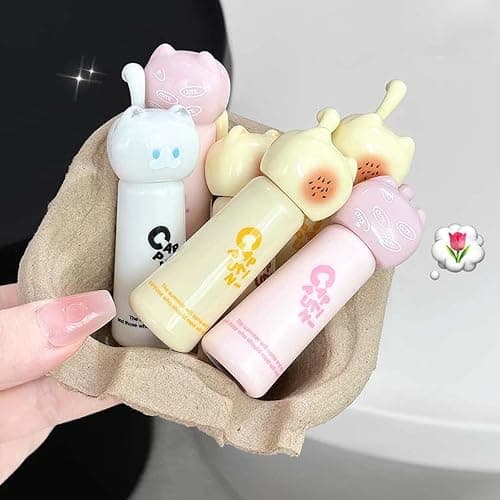 Pakivs Cute Cat Jelly Lip Gloss Korean Lip Glaze Set for Women,4Pcs | Hydrating Lipgloss,Plumping Lipgloss ,Long Lasting Waterproof , Non-Sticky,Moisturizing Lip Stain,Glossy Finish Lip Tint thumbnail 6