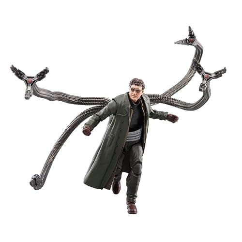 Marvel Legends Series Doc Ock, Spider-Man: No Way Home Collectible, Deluxe 6-Inch Action Figure, 4 Accessories, Ages 4 and Up thumbnail 6