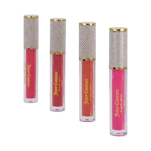 Juicy Couture 4 Pack Luxurious Lip Gloss Set – Berry, Cocoa, Clementine, & Watermelon thumbnail 5