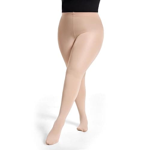 Frola Plus Size Fleece Lined Tights Women Winter Warm Thermal Tights, 11+ Colors High Waisted Opaque Pantyhose thumbnail 3