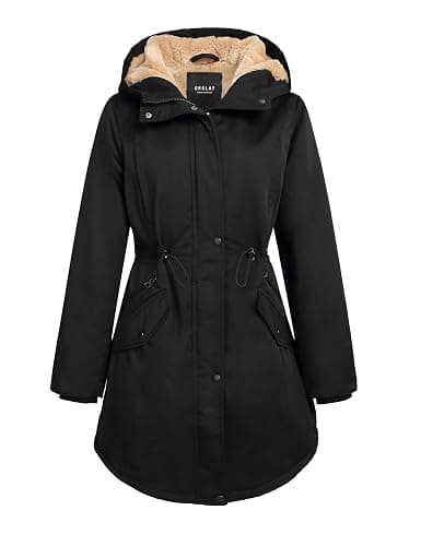 Orolay Women's Thicken Fleece Lined Parka Winter Coat Hooded Jacket with Pockets - Image 1