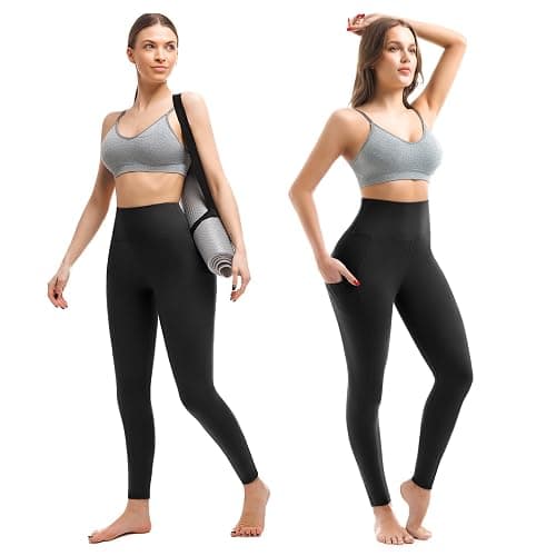 Walifrey Leggings with Pockets for Women, High Waisted Buttery Soft Womens Leggings for Gym Yoga Workout thumbnail 2