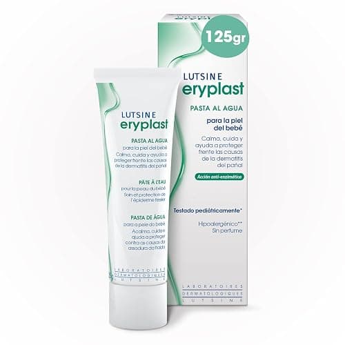 Eryplast Pasta al Agua 125 gr - Pomada Protectora, Crema de Pañal para Bebé – Calma, Cuida y Protege la Piel de tu Bebé de Dermatitis de Pañal – Hipoalergénico, Sin Perfume y Testado Pediátricamente - Image 1
