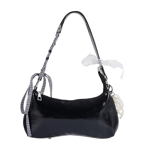 MJFSGYO Cute Y2k Purse for kids , Star Embroidery Pattern with Chain Strap Shoulder Bag, Goth Style Cute Mini Purse thumbnail 6