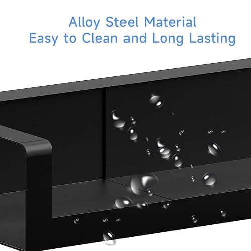 SZJHXIN 4X Strong Magnetic Stove Top Shelf, Adjustable 15-30 Inches, Fits Various Stove Lengths, Kitchen Organizer, Holds Spices, Condiments and BBQ Sauces (Matte Black) thumbnail 6