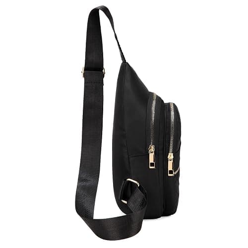 AOSTIHOT Small Sling Backpack for Women, Chest Bag Daypack Crossbody for Travel Sport Running Hiking Black thumbnail 4