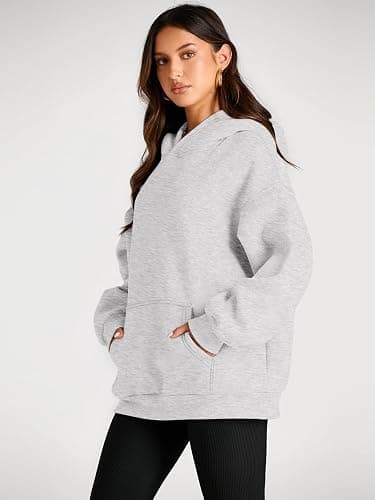 Trendy Queen Womens Oversized Hoodies Fleece Sweatshirts Fall Fashion Pullover Sweaters Winter Clothes thumbnail 3