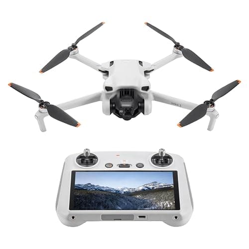 DJI Mini 3 (DJI RC), Lightweight 3x Mechanical Gimbal Drones with Camera for Adults 4K, 38-min Flight Time, up to 32800ft (10km) Video Transmission, Vertical Shooting, GPS Auto Return Integrated - Image 1