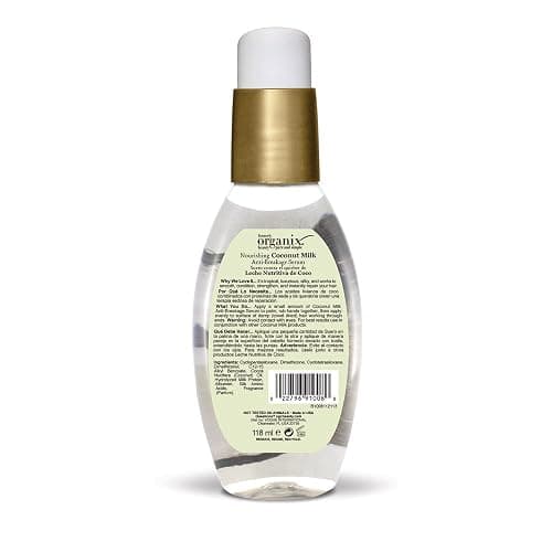 OGX Nourishing + Coconut Milk Anti-Breakage Serum, 4 Fl Oz - 4 Fl Oz (Pack of 1) - Anti-Breakage Serum thumbnail 3