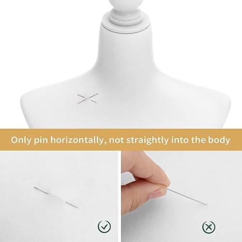 Bonnlo Female Dress Form Pinnable Mannequin Body Torso with Wooden Tripod Base Stand (White, 6) thumbnail 5