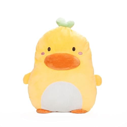PlushLiAi Cute Plush Ducks Pillow Soft Stuff Animal Funny Decorations for Kids 13 Inch - Image 1