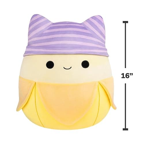 Squishmallows Original 16-Inch Junie the Yellow Banana | Collectable Cute Plush Toy, Cuddly Toys for Children, Soft Toys, Cute Teddies Suitable for Girls and Boys Ages 3 thumbnail 2
