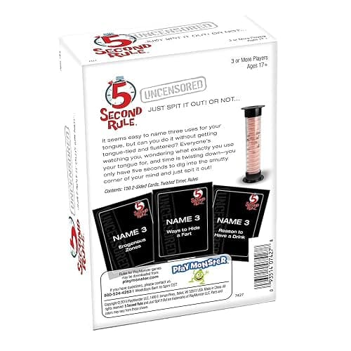 PlayMonster 5 Second Rule Uncensored - Fun Card Game for Game Night with Friends - for Ages 17 and Up thumbnail 5