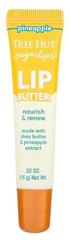 Tree Hut Pineapple Sugarlips Lip Butter, Moisturizing & Nourishing Lip Care for Smooth, Hydrated Lips, Holiday Gift & Stocking Stuffer, 0.52 fl oz - Image 1