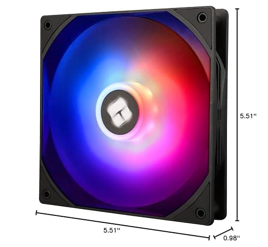 Thermalright 140MM Quiet PWM Fan, 1500RPM, Desktop Case Cooling Fan thumbnail 7