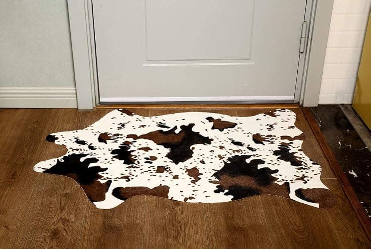 MustMat Cute Cow Print Rug Fun Faux Cowhide Area Rug Nice for Decorating Kids Room 29.5" W x 43.3" L thumbnail 5