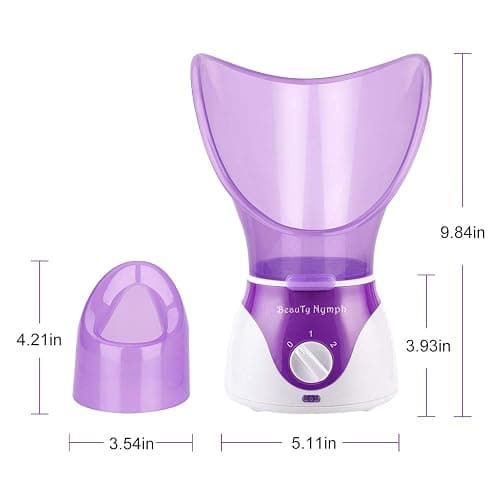 Face Steamer,Beauty Nymph Spa Home Facial Steamer Sauna Pores and Extract Blackheads, Rejuvenate and Hydrate Your Skin for Youthful Complexion- Face Steaming Skincare Deep Cleanse SPA thumbnail 4