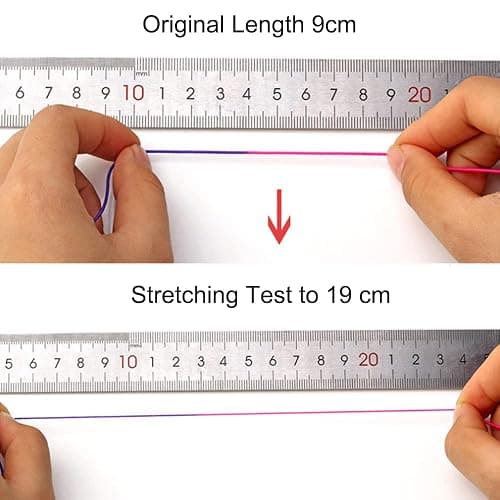 1mm Stretchy Bracelet String, Sturdy Rainbow Elastic String Elastic Cord for Jewelry Making, Necklaces, Beading and Crafts thumbnail 4