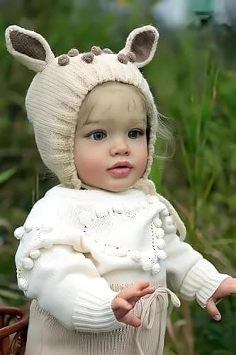 Angelbaby Big Size Realistic Reborn Toddler Girl Dolls 26 Inch Soft Silicone Baby Doll Real Life Beautiful Princess Girl with Blonde Hair Blue Eyes Real Looking Collectible Art Doll for Kids thumbnail 5