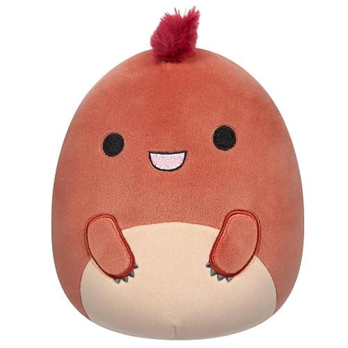 Squishmallows Original 8in Kelly The Red Velociraptor – Official Jazwares Plush (Little) - Image 1