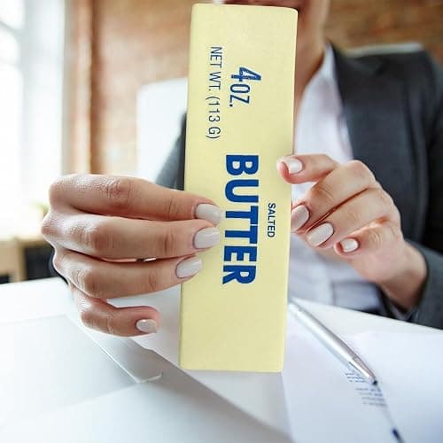 Slow Rebound Cute Butter Squeeze Stress Balls, 2026 New Squeeze Ball Realistic Butter Stick Soft Squeeze Toys, Upgrade Stress Relief Fidget Wet Slow Rebound Stress Relief (1) thumbnail 2