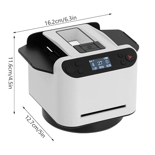 sjcdicnj Automatic Card Shuffler and Dealer 2-in-1, Card Dealer with Wireless Remote 360°Rotating,Ultra Quiet, Rechargeable, Works with UNO, Taco Cat Goat Cheese Pizza, Five Crowns thumbnail 4