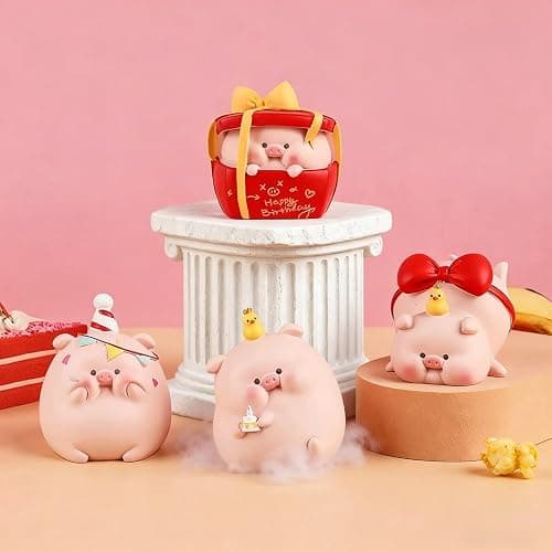 Popobox Wish You Joy Series Blind Box Figures, Random Design Action Figures Collectible Toys for Birthday Gift, Home Decorations, Single Box thumbnail 6